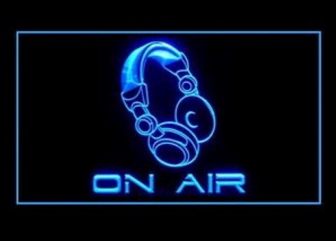 On The Air Recoding LED Neon Sign